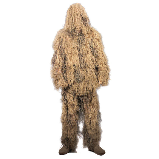 MilSpec Lightweight All Purpose Ghillie Suit Desert Tan Tactical Distributors Ltd New Zealand