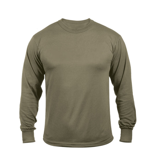 MilSpec Moisture Wicking Long Sleeve T-Shirt Coyote Small Tactical Distributors Ltd New Zealand