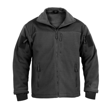 MilSpec Spec Ops Tactical Fleece Jacket Black Black Tactical Distributors Ltd New Zealand
