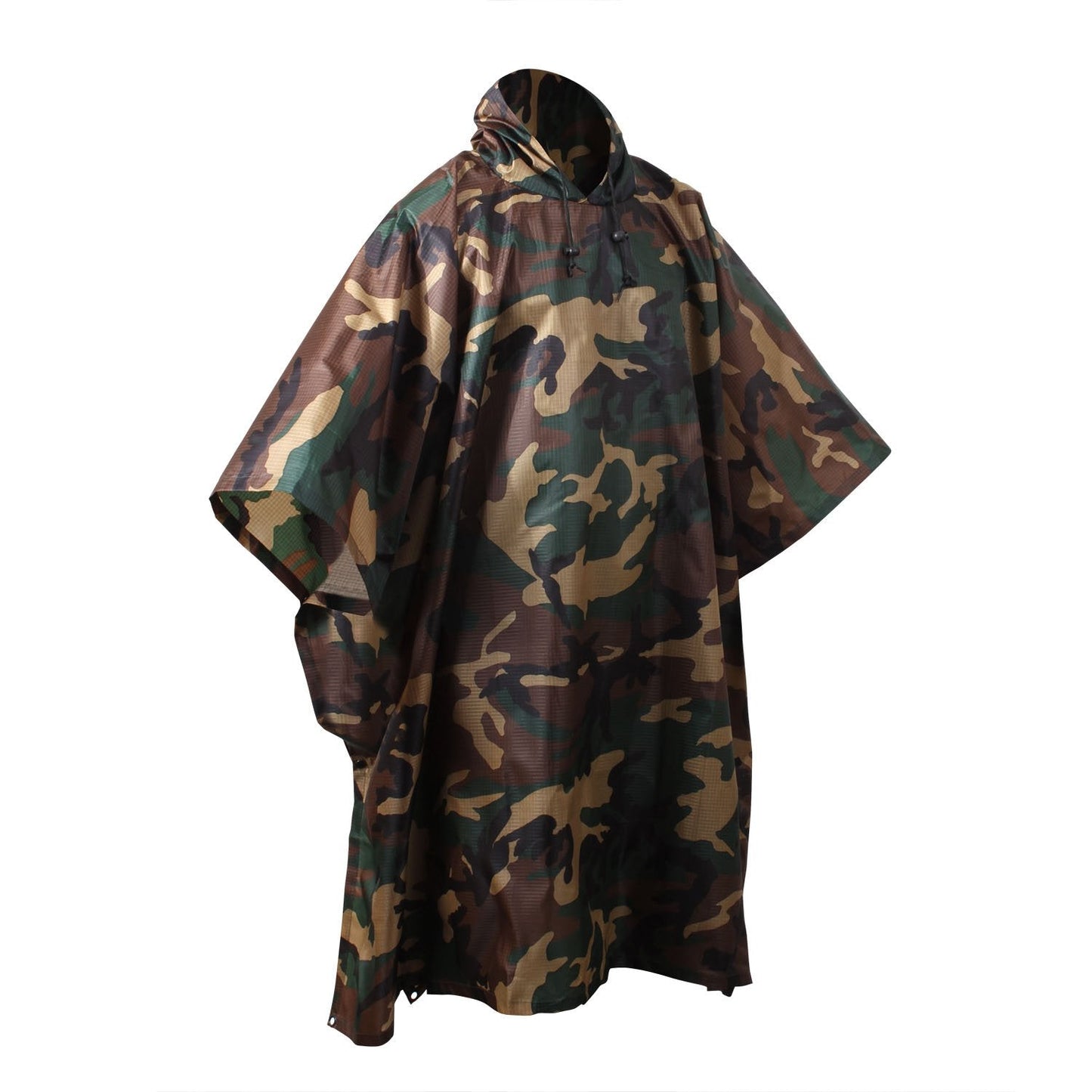 MilSpec Special G.I. Type Military Rip-Stop Poncho Woodland Camo Tactical Distributors Ltd New Zealand