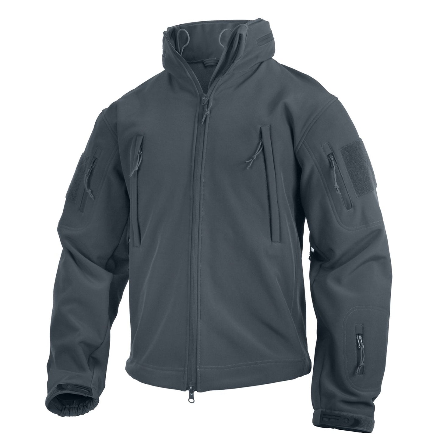 MilSpec Special Ops Tactical Softshell Jacket with Hood Gun Metal Grey Small Tactical Distributors Ltd New Zealand