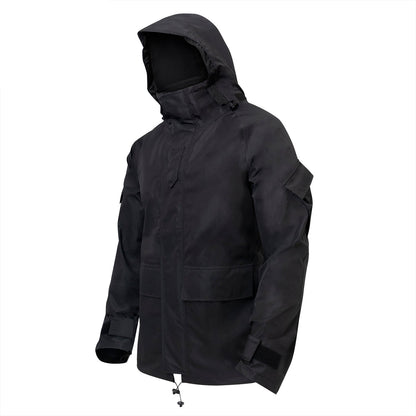 MilSpec Tactical Hard Shell Waterproof Jacket - Black Tactical Distributors Ltd New Zealand