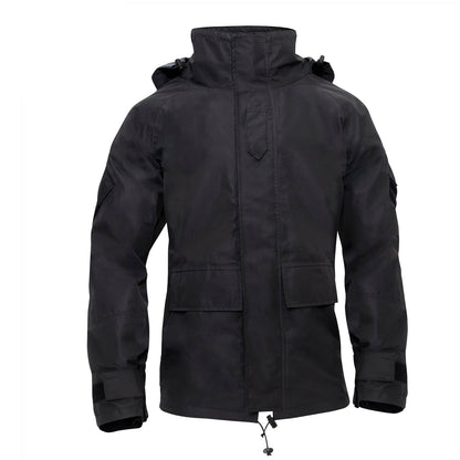 MilSpec Tactical Hard Shell Waterproof Jacket - Black Tactical Distributors Ltd New Zealand