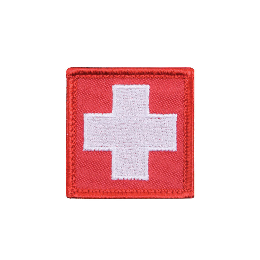 MilSpec White Cross Red Morale Patch Tactical Distributors Ltd New Zealand