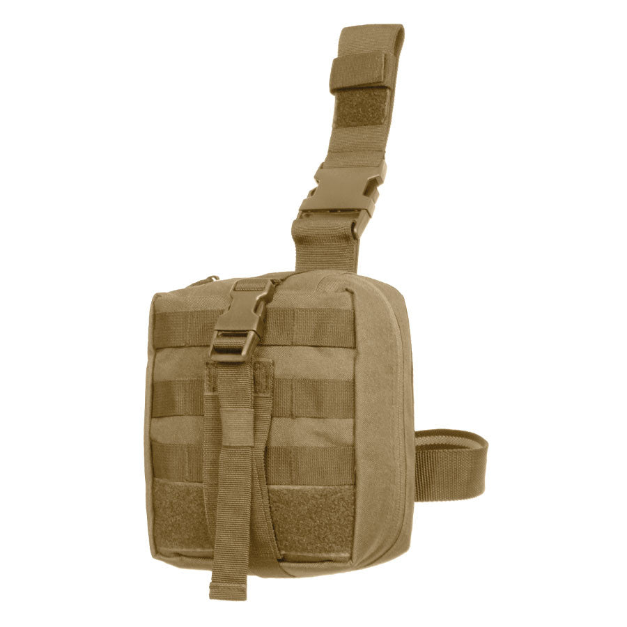 Miltac Drop Leg Medical Pouch Med Pouches Tactical Gear Coyote Brown Tactical Gear Supplier Tactical Distributors Australia