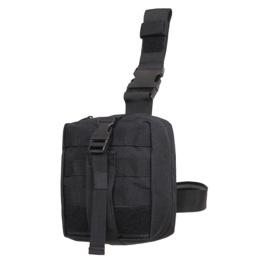 Miltac Drop Leg Medical Pouch Med Pouches Tactical Gear Black Tactical Gear Supplier Tactical Distributors Australia