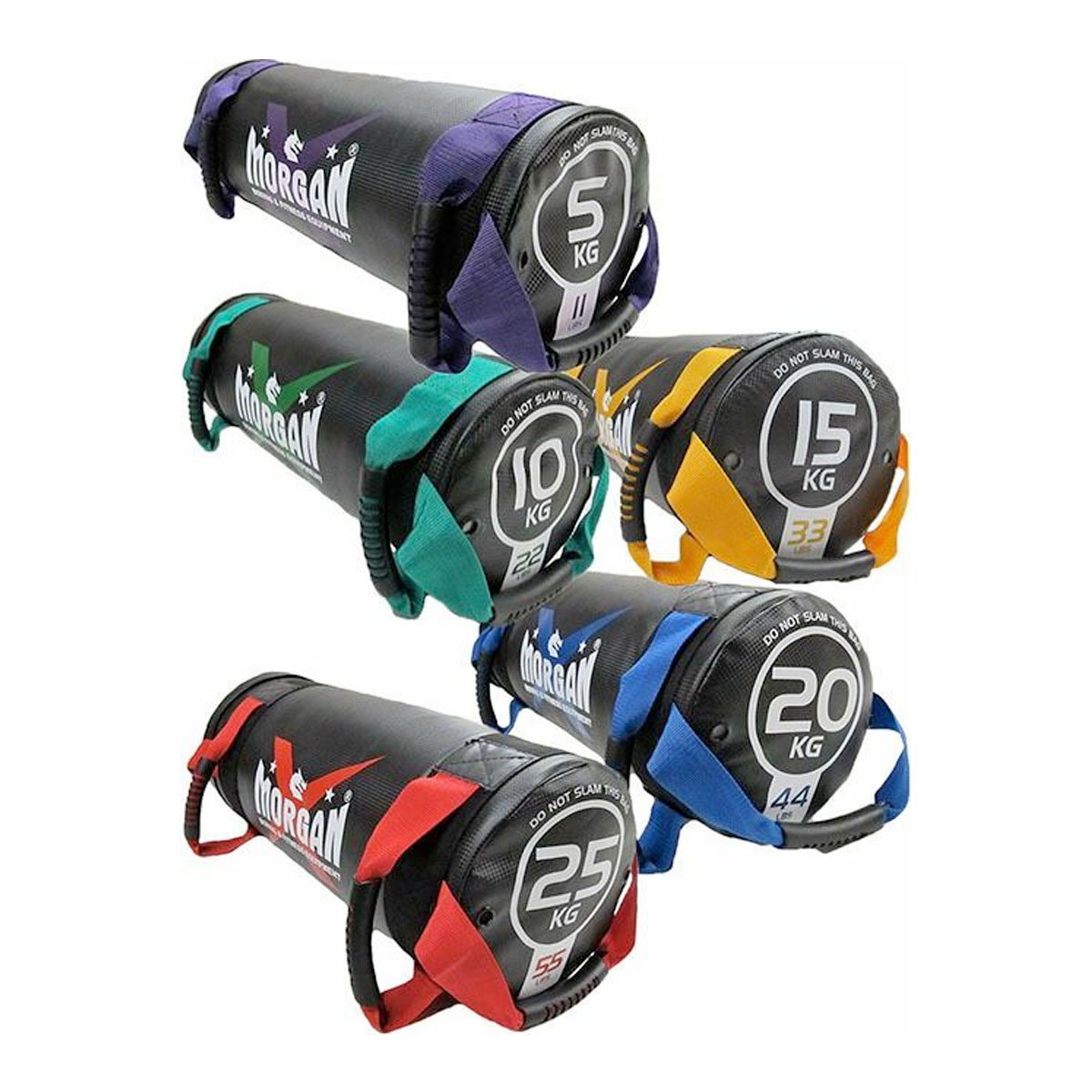 Morgan Core/Enduro Bag Set of 5 (5, 10, 15, 20, 25 KG) Tactical Distributors Ltd New Zealand