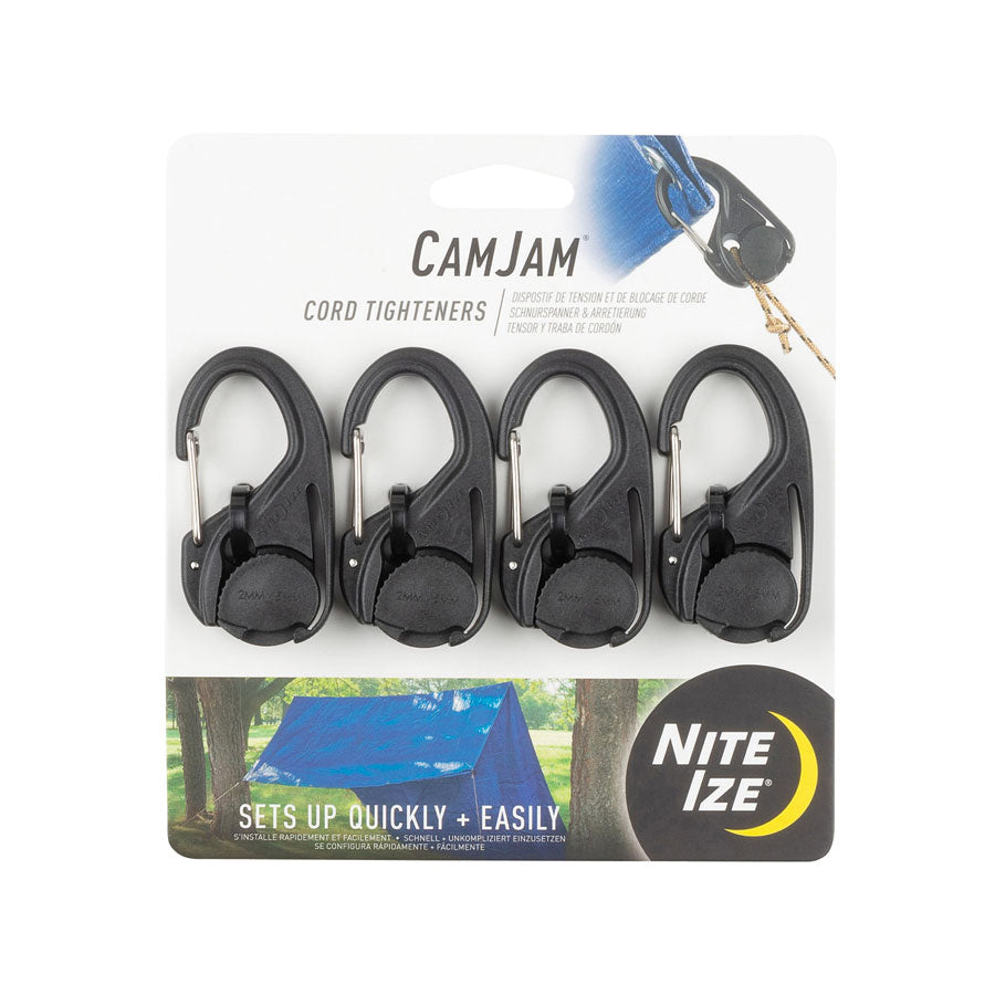 Nite Ize CamJam Cord Tightener 4 Pack Tactical Distributors Ltd New Zealand