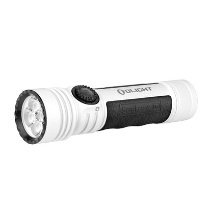 Olight Seeker 4 Pro Powerful Rechargeable Led Torch Handheld Torches Olight White Cool White: 5700-6700K Tactical Gear Supplier Tactical Distributors Australia