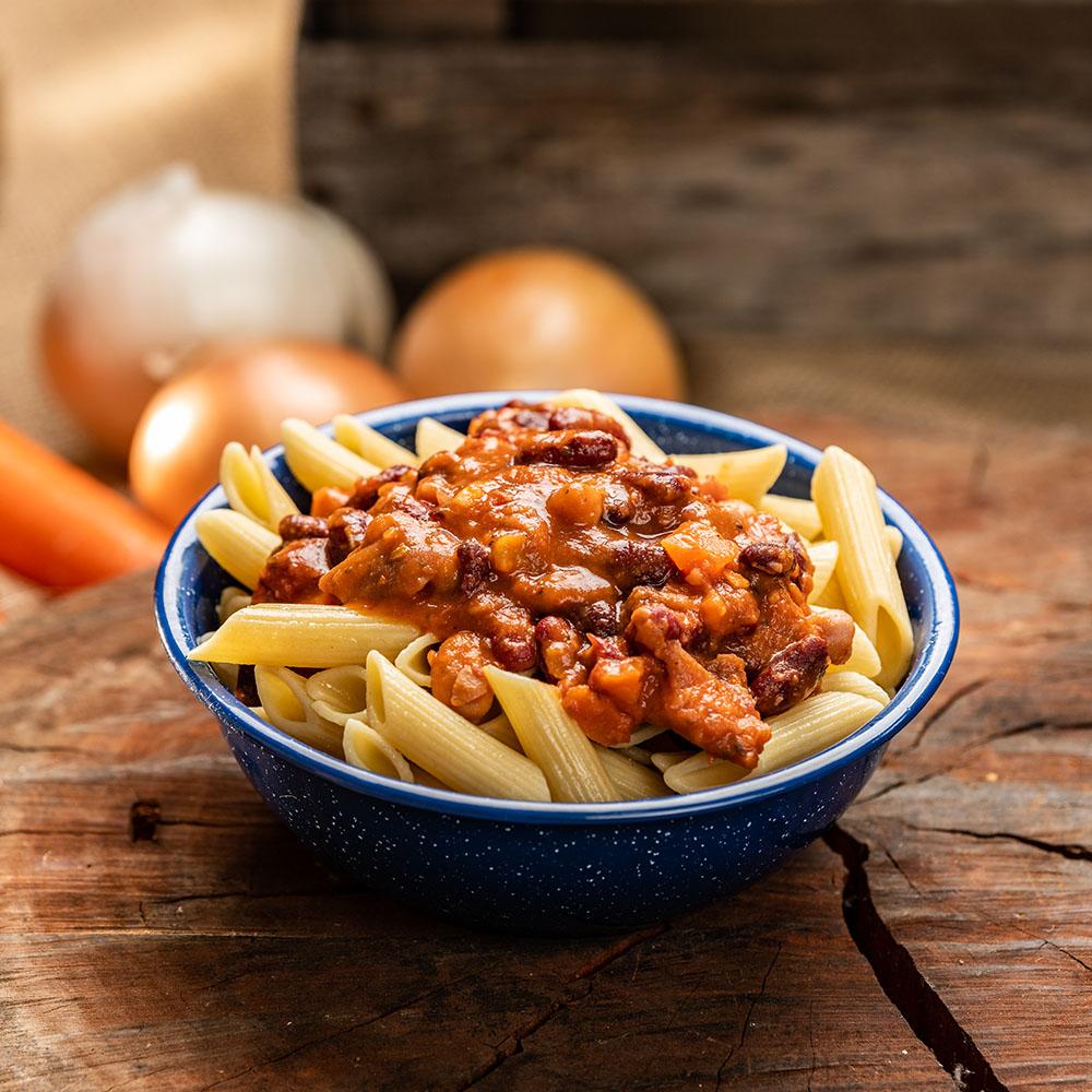 On Track Meals Gourmet MRE Meals Bean Bolognese (Vegan) Tactical Distributors Ltd New Zealand