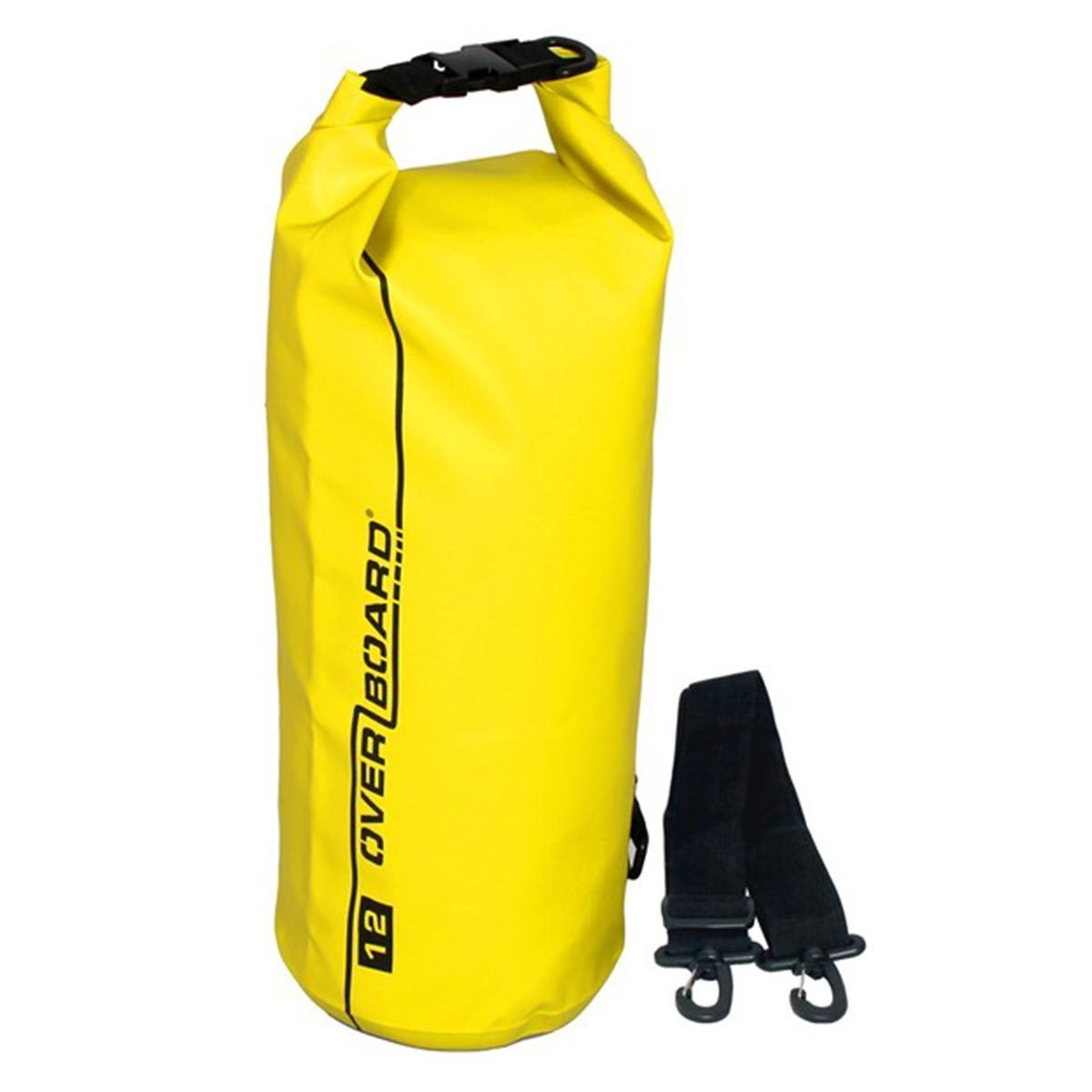 Overboard 12 Litre Dry Tube Bag Yellow Tactical Distributors Ltd New Zealand