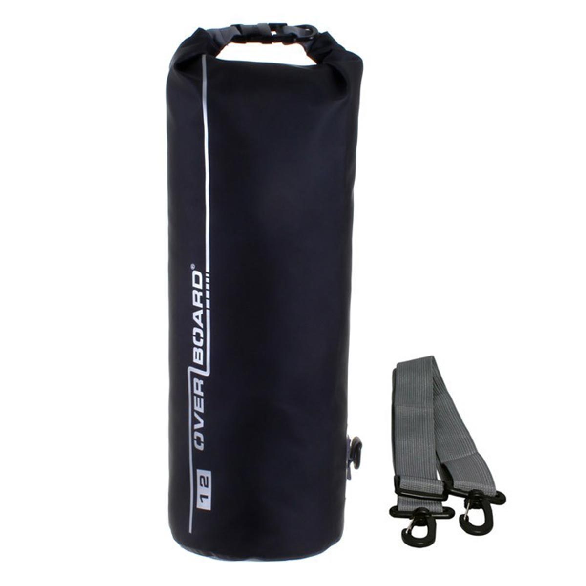 Overboard 12 Litre Dry Tube Bag Black Tactical Distributors Ltd New Zealand