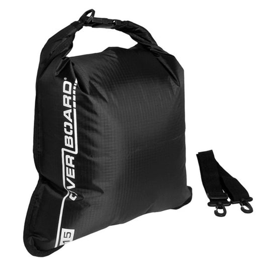 Overboard 15 Litre Dry Flat Bag Black Tactical Distributors Ltd New Zealand