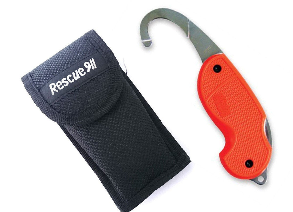 Pacific Cutlery Rescue 911 Orange Handle With Sheath Tactical Distributors Ltd New Zealand