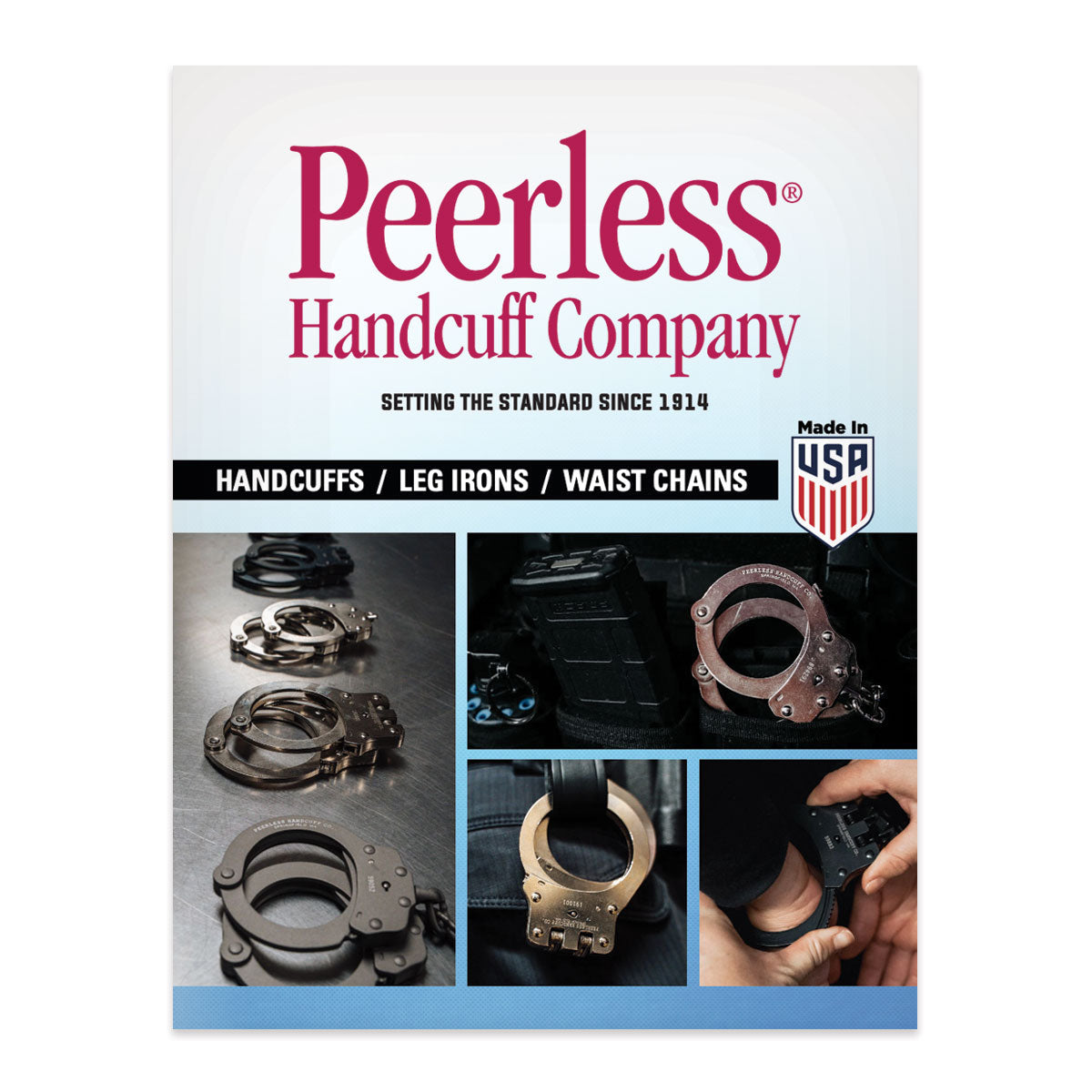 Peerless Handcuff Company Catalogue Catalogues Peerless Handcuff Company Tactical Gear Supplier Tactical Distributors Australia