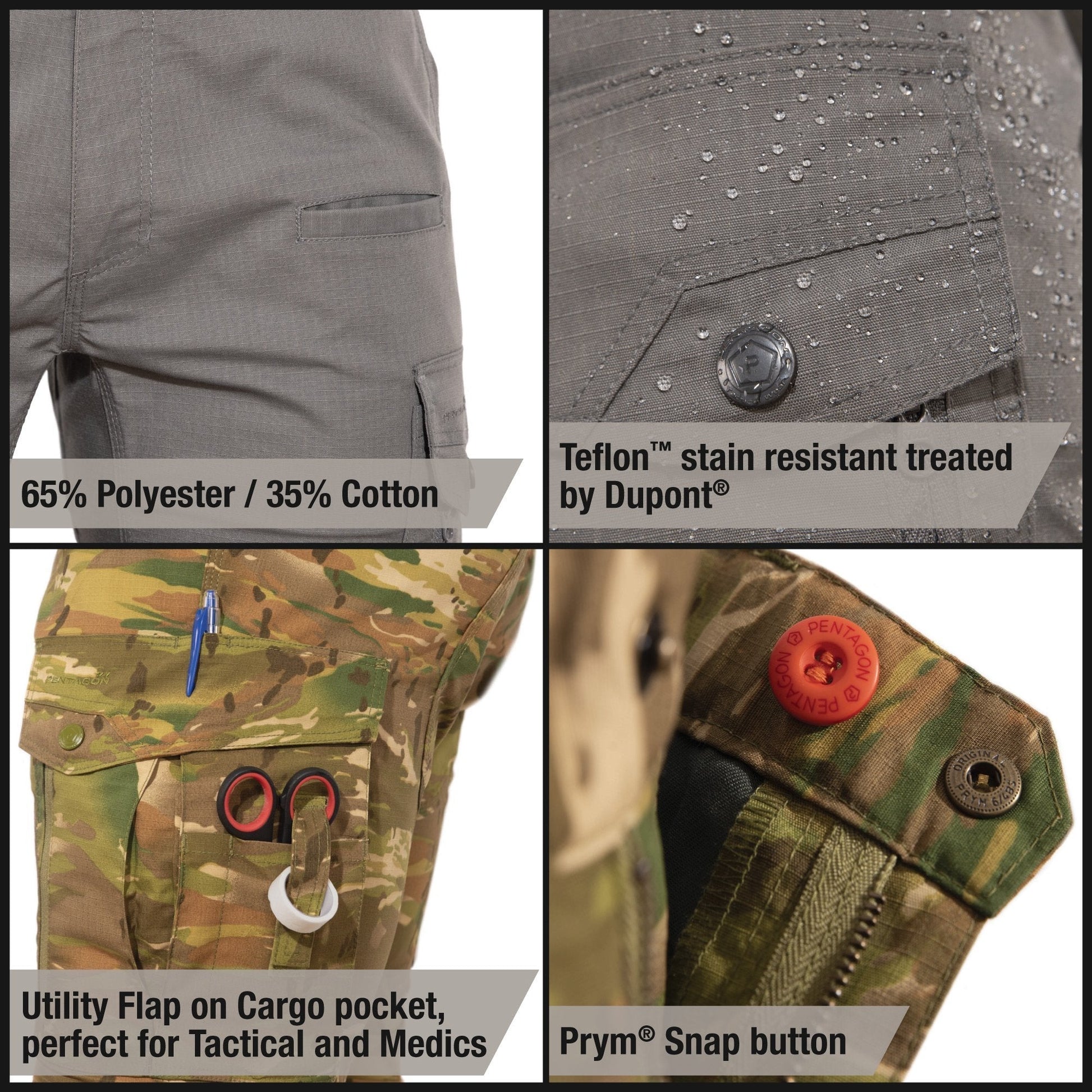 Pentagon K05007-2.0 Ranger 2.0 Tactical Pants Camo Green Tactical Distributors Ltd New Zealand