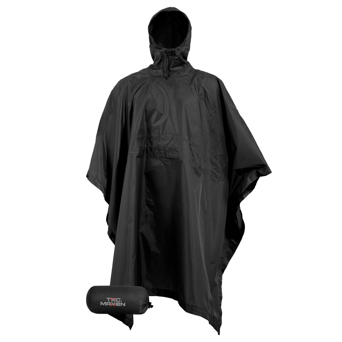Pentagon Tactical D07001 Thunder Poncho Black Tactical Distributors Ltd New Zealand
