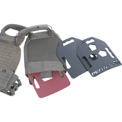 Pentagon Tactical Metallon TAC Fitness Training Plate 2x2.5kg Lava Red Tactical Distributors Ltd New Zealand