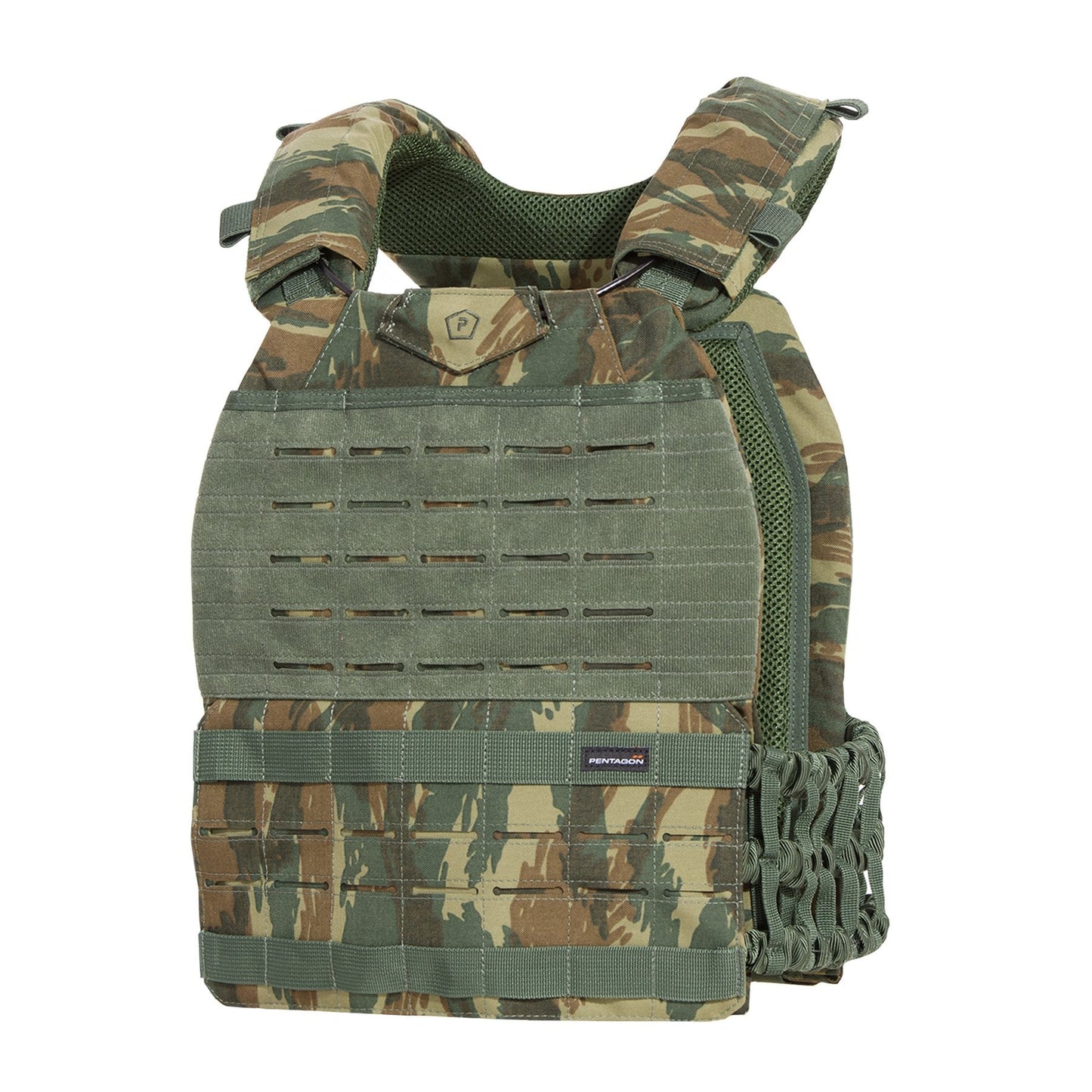Pentagon Tactical Milon Adjustable Tactical Vest Green Camo Tactical Distributors Ltd New Zealand