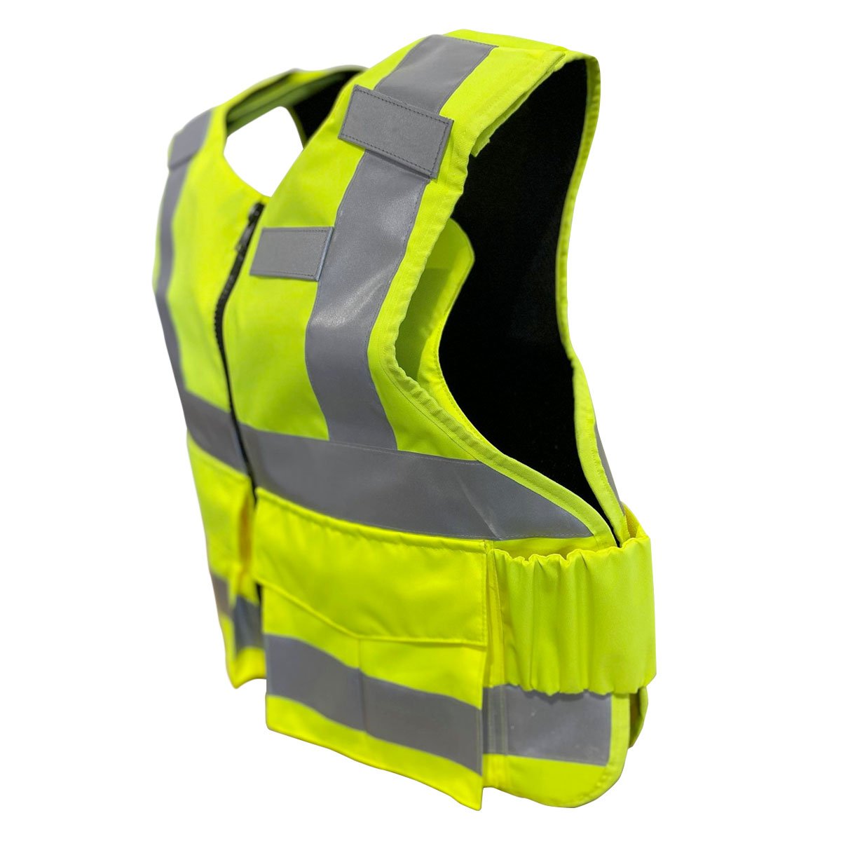 PPSS Overt Stab Resistant Vest Hi Viz Yellow VTS Custom Design Vest Vests & Plate Carriers Ventura Tactical Systems Tactical Gear Supplier Tactical Distributors Australia