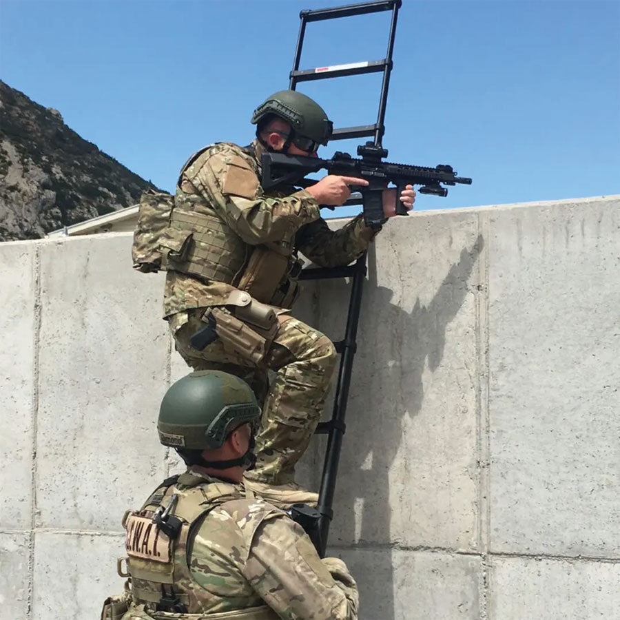 Rapid Assault Tools 16 Feet Tactical Telescoping Ladder with Ladder Pack Breaching Rapid Assault Tools Tactical Gear Supplier Tactical Distributors Australia