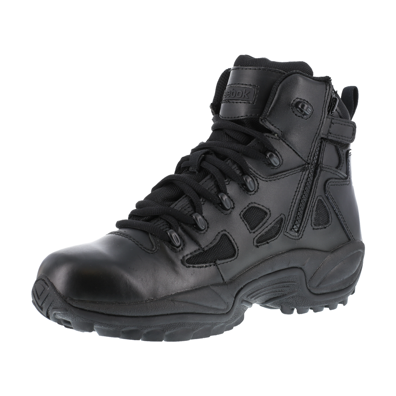 Reebok Tactical Men's 6 Inch Rapid Response RB Side Zip Boots Black RB8678 8.0 US Tactical Distributors Ltd New Zealand