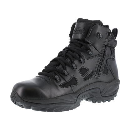 Reebok Tactical Men's 6 Inch Rapid Response RB Side Zip Boots Black RB8678 8.0 US Tactical Distributors Ltd New Zealand