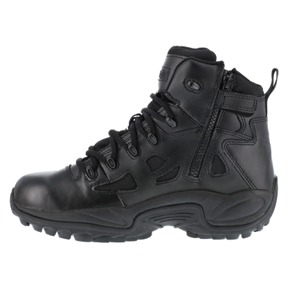 Reebok Tactical Men's 6 Inch Rapid Response RB Side Zip Boots Black RB8678 Tactical Distributors Ltd New Zealand