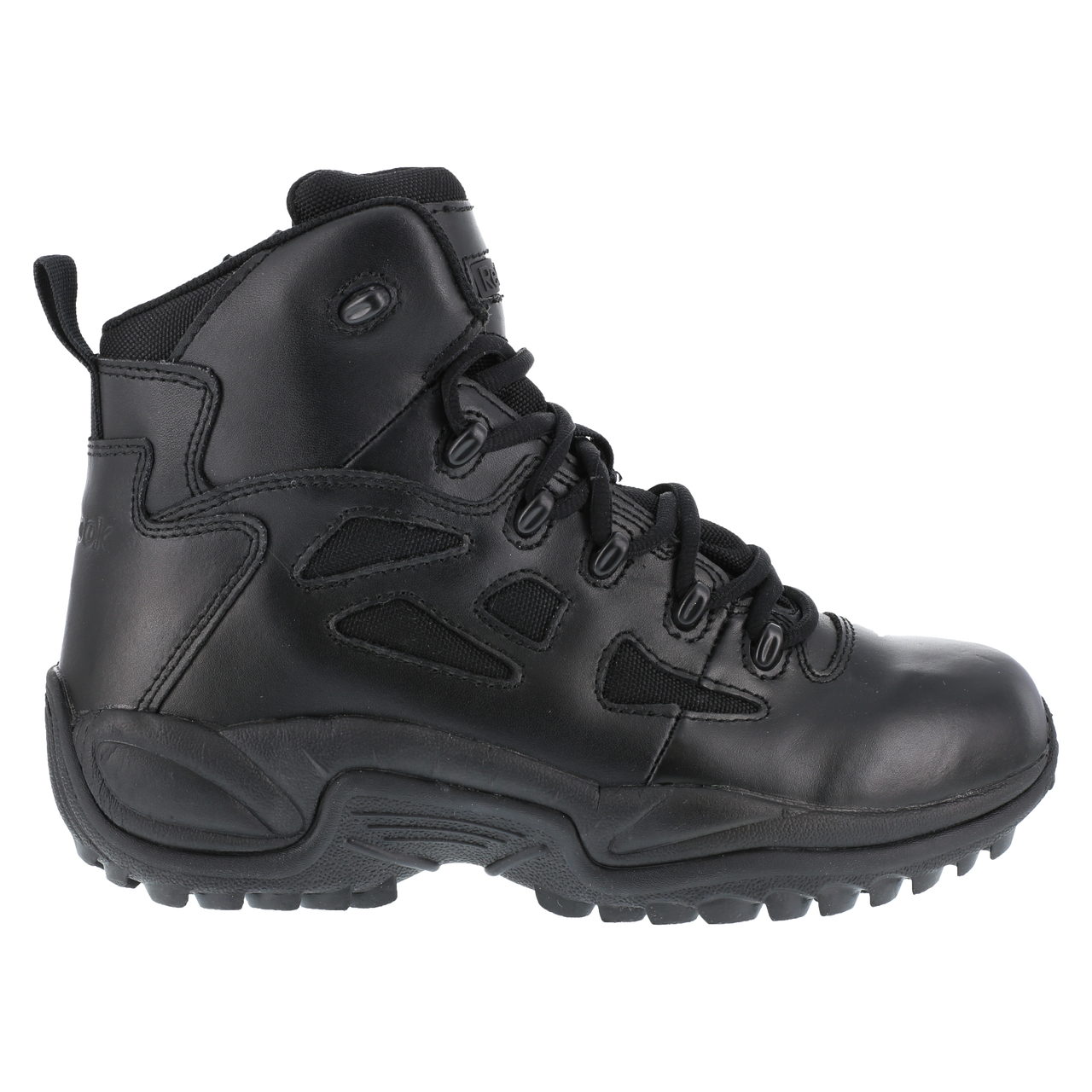 Reebok Tactical Men's 6 Inch Rapid Response RB Side Zip Boots Black RB8678 Tactical Distributors Ltd New Zealand