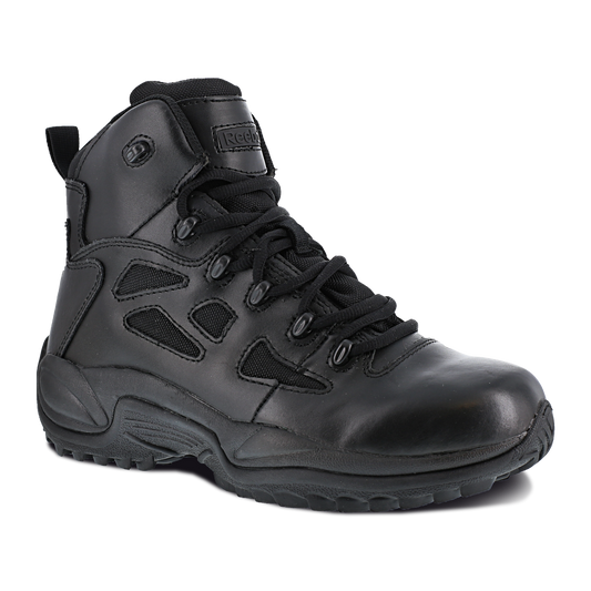 Reebok Tactical Men's 6 Inch Rapid Response RB Side Zip Boots Black RB8678 Tactical Distributors Ltd New Zealand