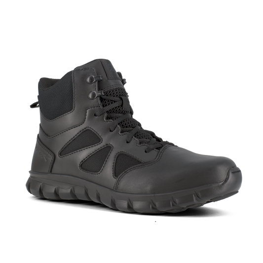 Reebok Tactical Mens 6 Inch Sublite Cushion Tactical Boots Black RB8605 Tactical Distributors Ltd New Zealand