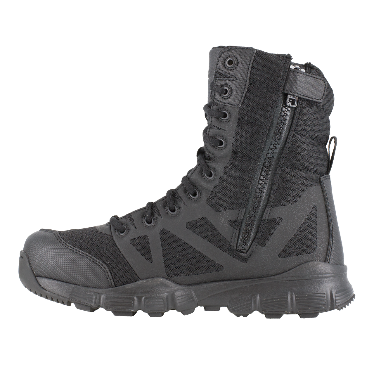 Reebok Tactical Men's 8 Inch Dauntless Ultra Light Size Zip Boot Black RB8720 12.0 US Tactical Distributors Ltd New Zealand
