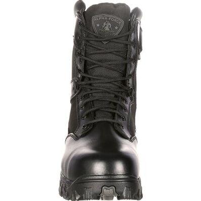 Rocky Boots 8" Alpha Force SideZip Waterproof Public Service Boot Footwear Rocky Boots 12 US Wide Tactical Gear Supplier Tactical Distributors Australia