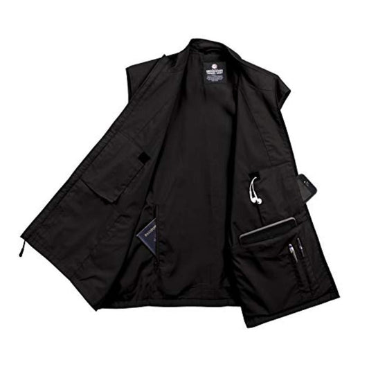 Rothco Undercover Travel Vest - Black - Medium Tactical Distributors Ltd New Zealand