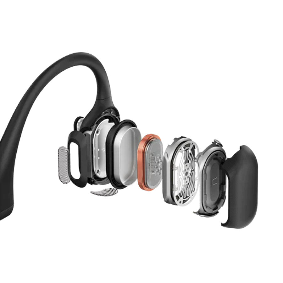 Shokz OpenRun Pro Bone Conduction Bluetooth Headphones Black Tactical Distributors Ltd New Zealand