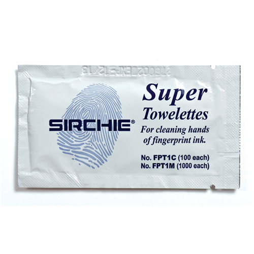 Sirchie Super Towelettes 100/box – Tactical Distributors Ltd (NZ)