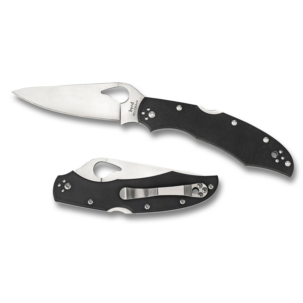 Spyderco Cara Cara 2 G-10 Black Plain Blade Tactical Distributors Ltd New Zealand