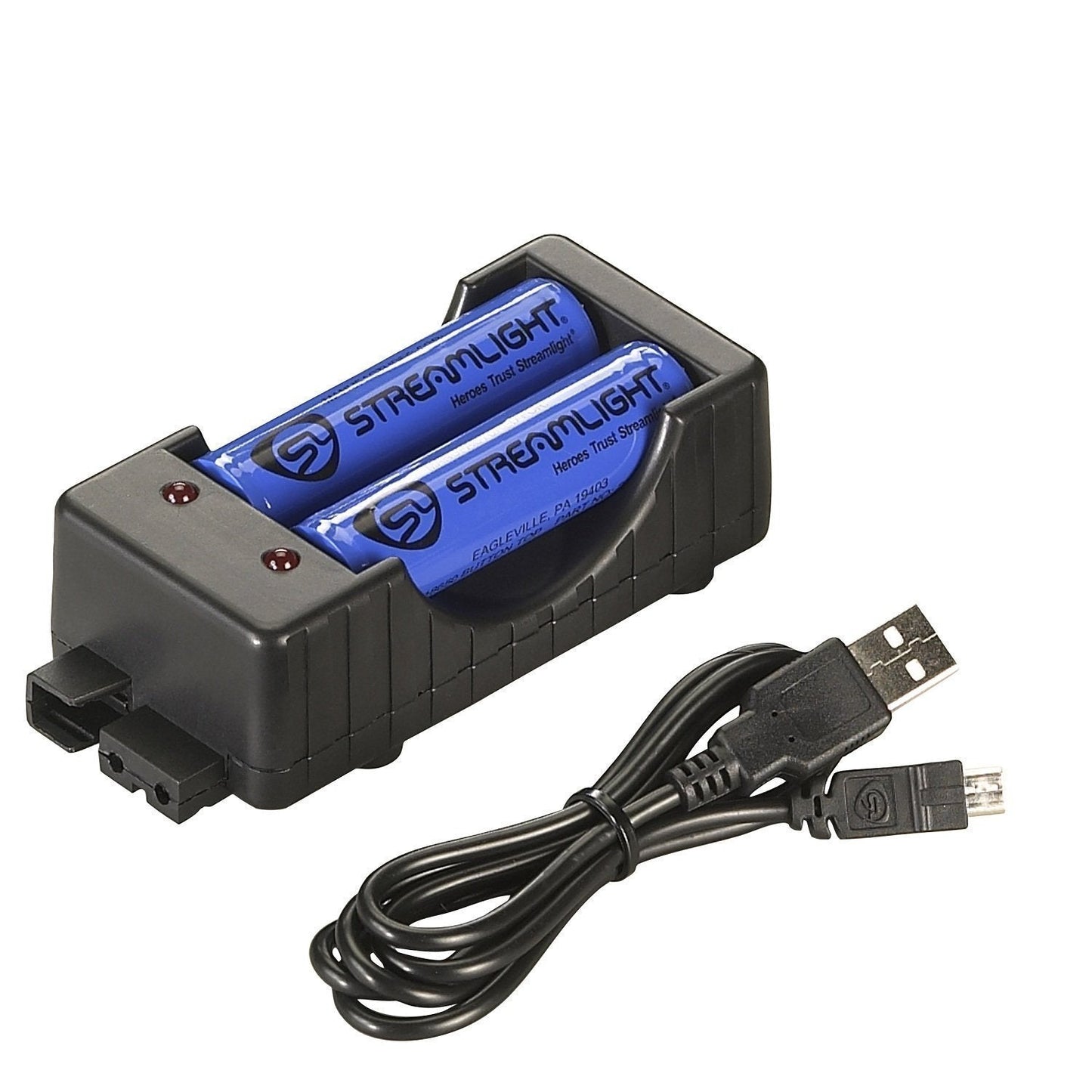 Streamlight 18650 Button Top Li-Ion Battery/Charger-USB Only Tactical Distributors Ltd New Zealand