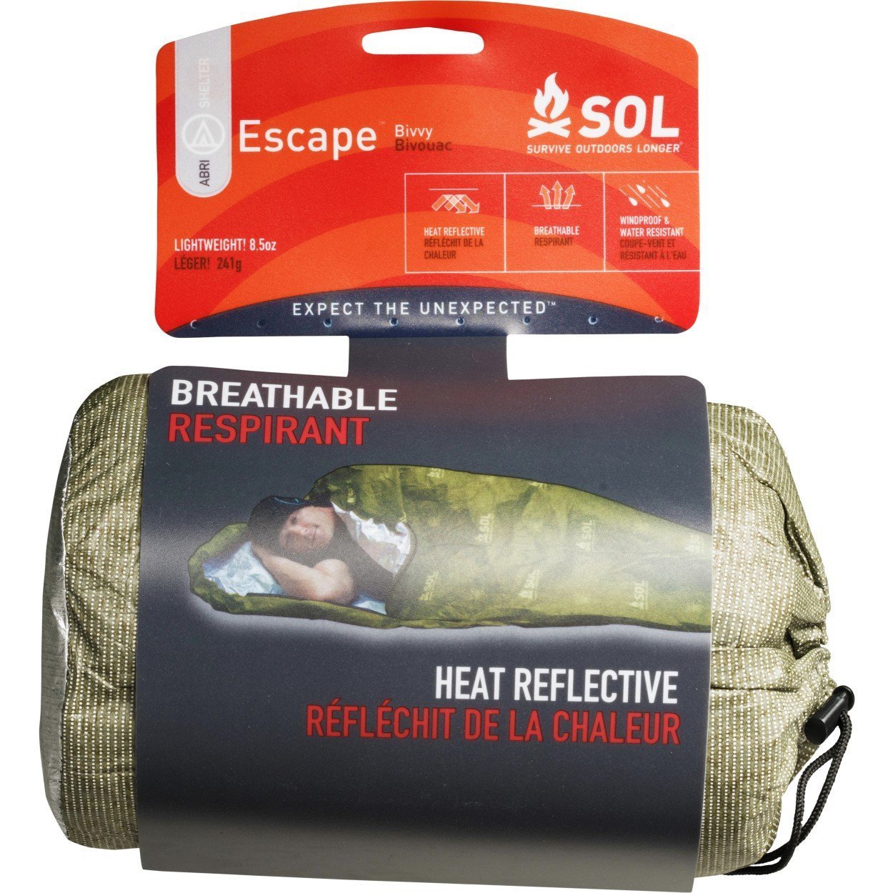 Survive Outdoors Longer SOL Escape Bivvy OD Green Tactical Distributors Ltd New Zealand