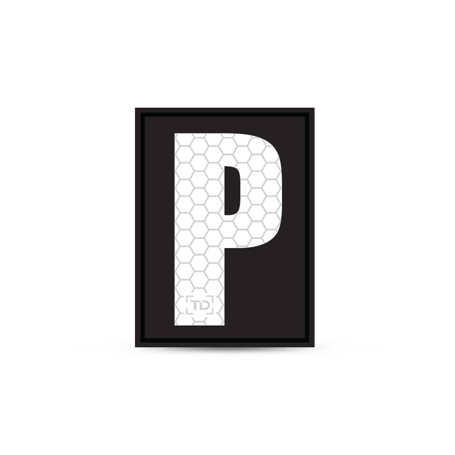 Tactical Gear Letter/Number Patch P Tactical Distributors Ltd New Zealand
