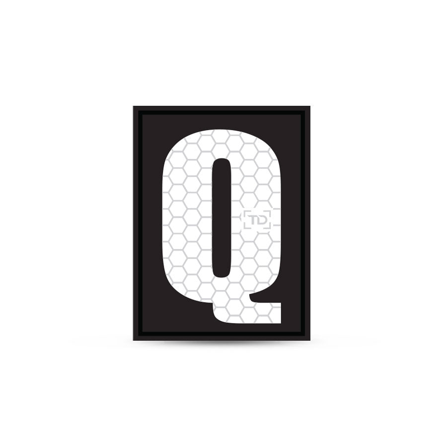 Tactical Gear Letter/Number Patch Q Tactical Distributors Ltd New Zealand
