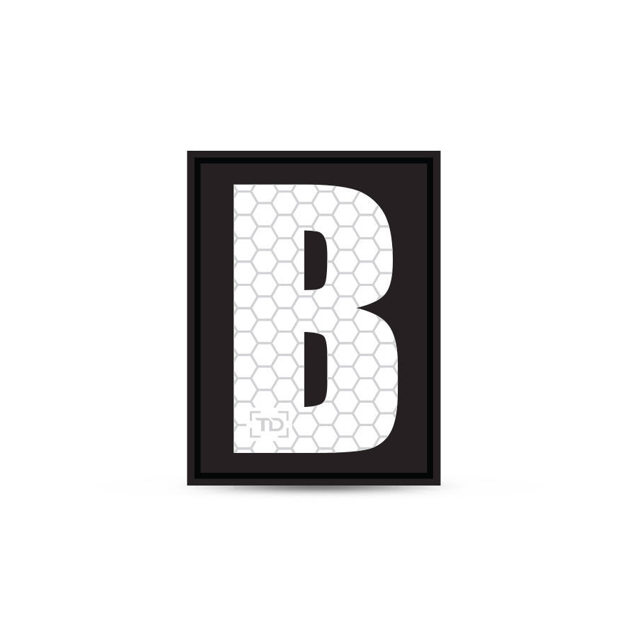 Tactical Gear Letter/Number Patch B Tactical Distributors Ltd New Zealand