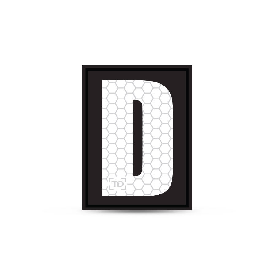 Tactical Gear Letter/Number Patch D Tactical Distributors Ltd New Zealand