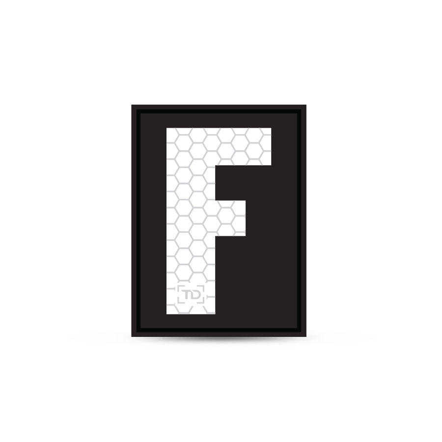 Tactical Gear Letter/Number Patch F Tactical Distributors Ltd New Zealand
