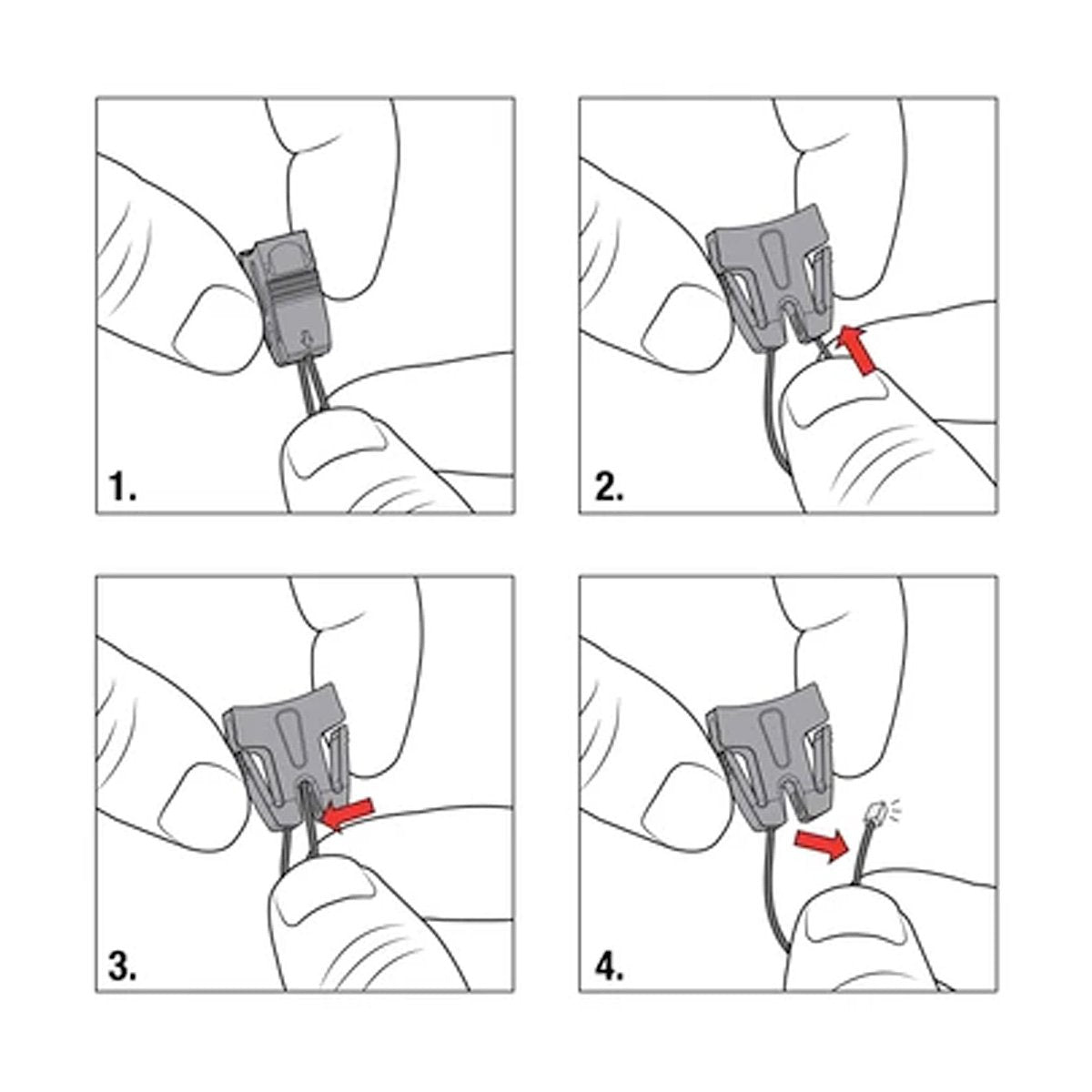Treign Boomerang Tool Company Retractable Gear Tether Outdoor Series Kevlar Cord Carabiner with a Universal Easy to Change End Fitting Tactical Distributors Ltd New Zealand