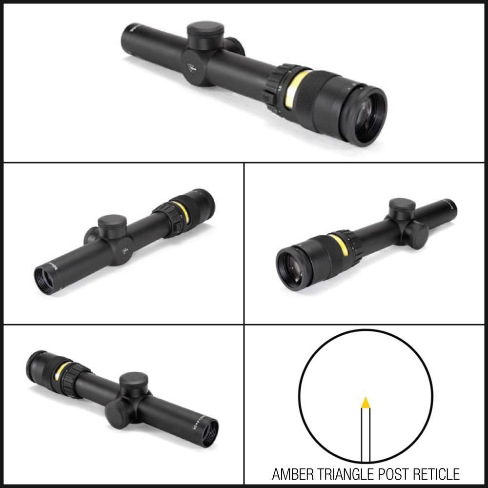Trijicon AccuPoint 1-4x24 30mm Tube Riflescope with BAC Amber Triangle Post Tactical Distributors Ltd New Zealand