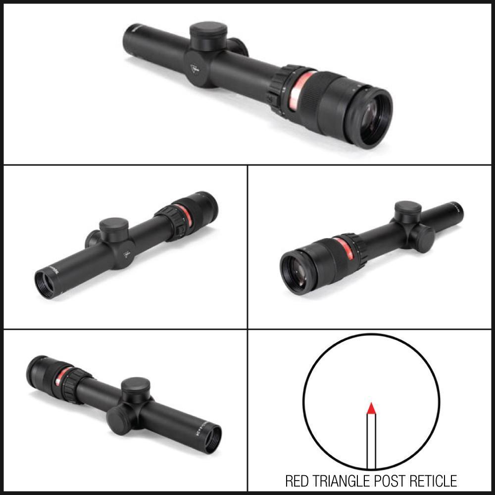 Trijicon AccuPoint 1-4x24 30mm Tube Riflescope with BAC Red Triangle Post Tactical Distributors Ltd New Zealand