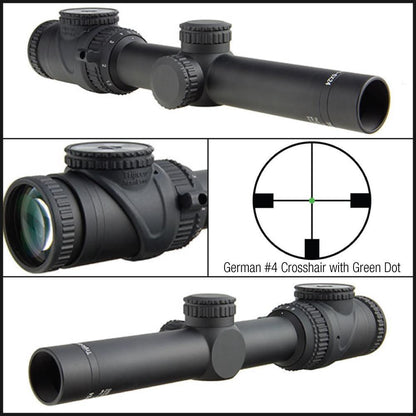 Trijicon AccuPoint 1-6x24 30mm Tube Riflescope German #4 Crosshair with Green Dot Tactical Distributors Ltd New Zealand