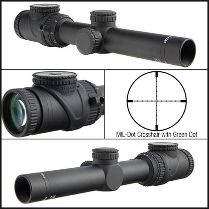 Trijicon AccuPoint 1-6x24 30mm Tube Riflescope MIL-DOT Crosshair with Green Dot Tactical Distributors Ltd New Zealand