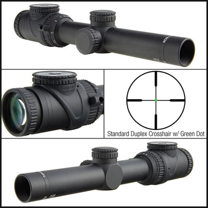 Trijicon AccuPoint 1-6x24 30mm Tube Riflescope Standard Duplex Crosshair with Green Dot Tactical Distributors Ltd New Zealand